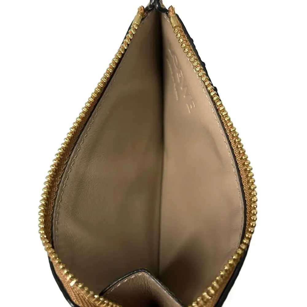 Loewe Coin Card Holder Card Case C660Z40X07 Toffee Tan